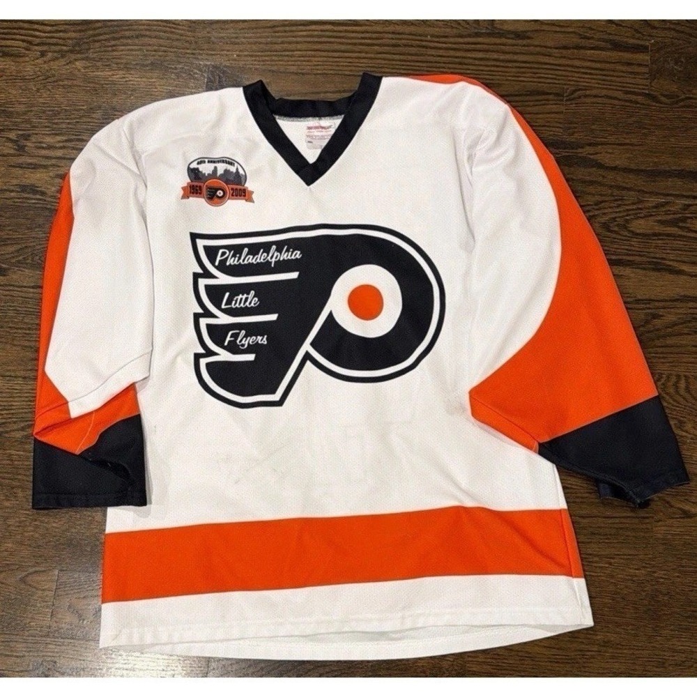 Projoy Vintage Philadelphia Little Flyers Hockey Jersey Mens XL NHL 90s Philly